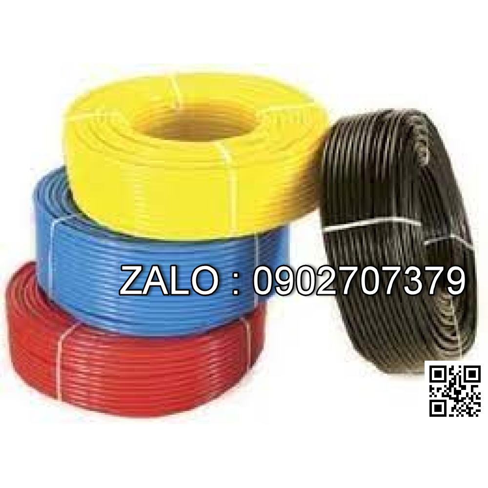 Dây hơi PU phi 10 màu vàng