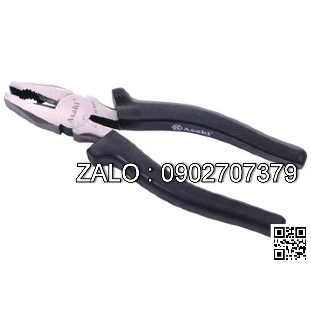 Kìm răng cán dày(đen) kiểu Mỹ Asaki
7/180mm AK-8046