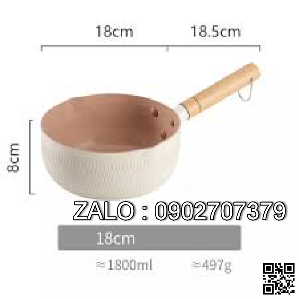 Chảo tròn rán 18cm (Kiện 6 cái)