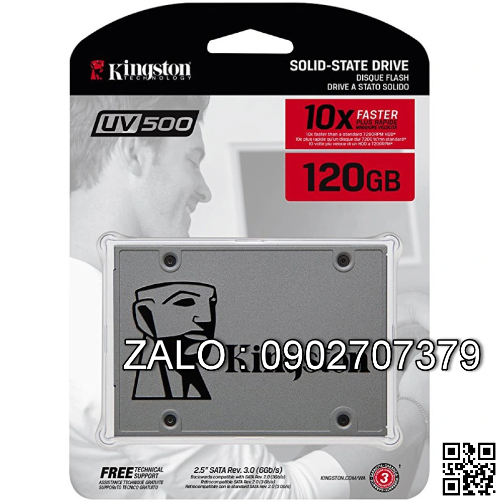 SSD Kington 120Gb UV500 Sata 3 Công Ty