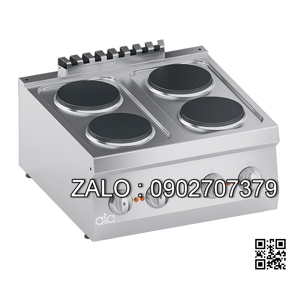 BẾP ÂU ĐIỆN 4 HỌNG CHIỀU RỘNG 600 ATA K6ECU10TT