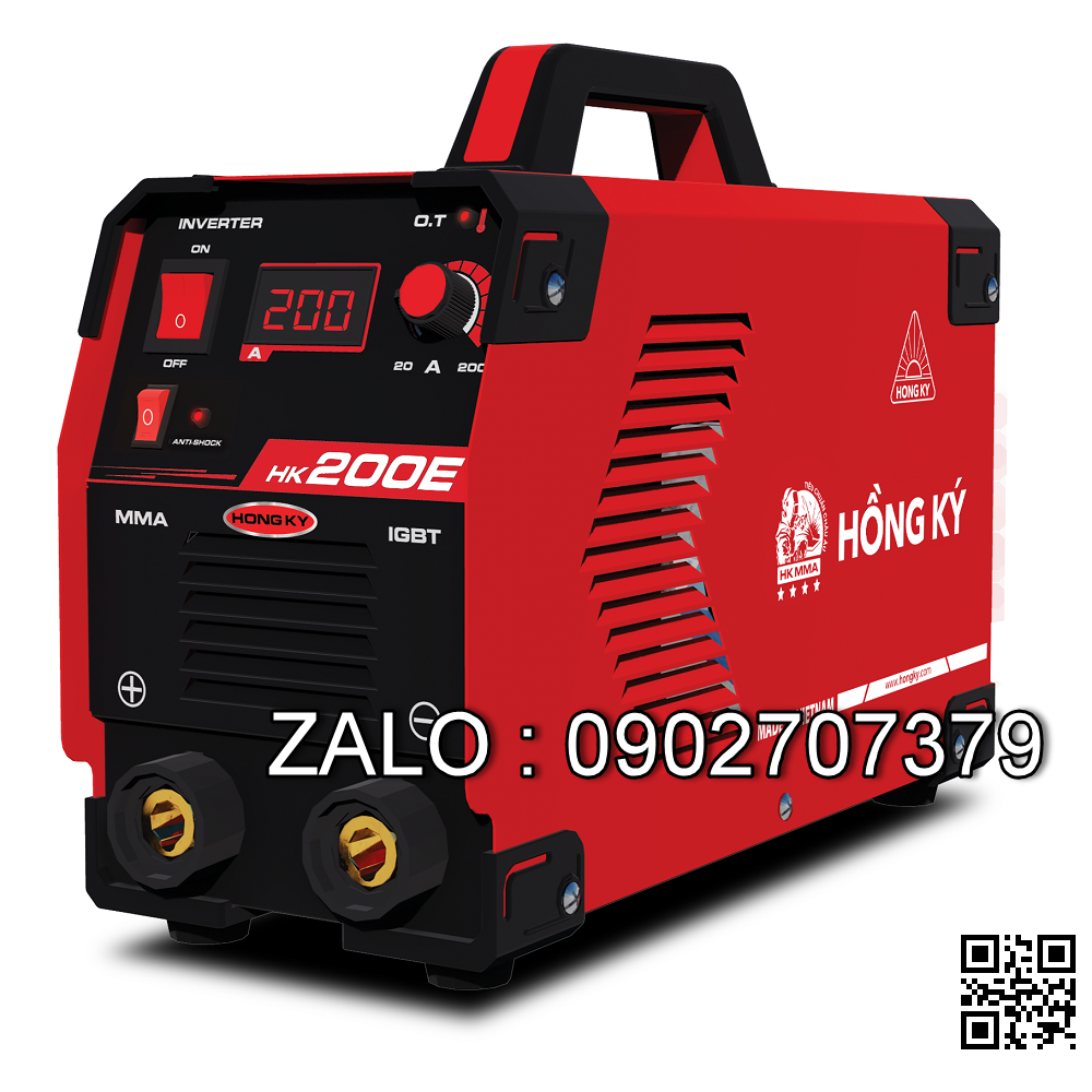 Máy hàn que inverter Hồng Ký HK200E
