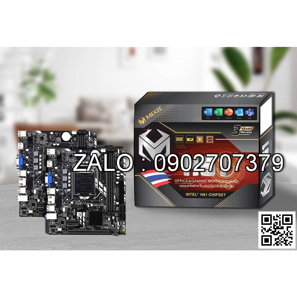 Mainboard Mixie H61 Chính Hãng