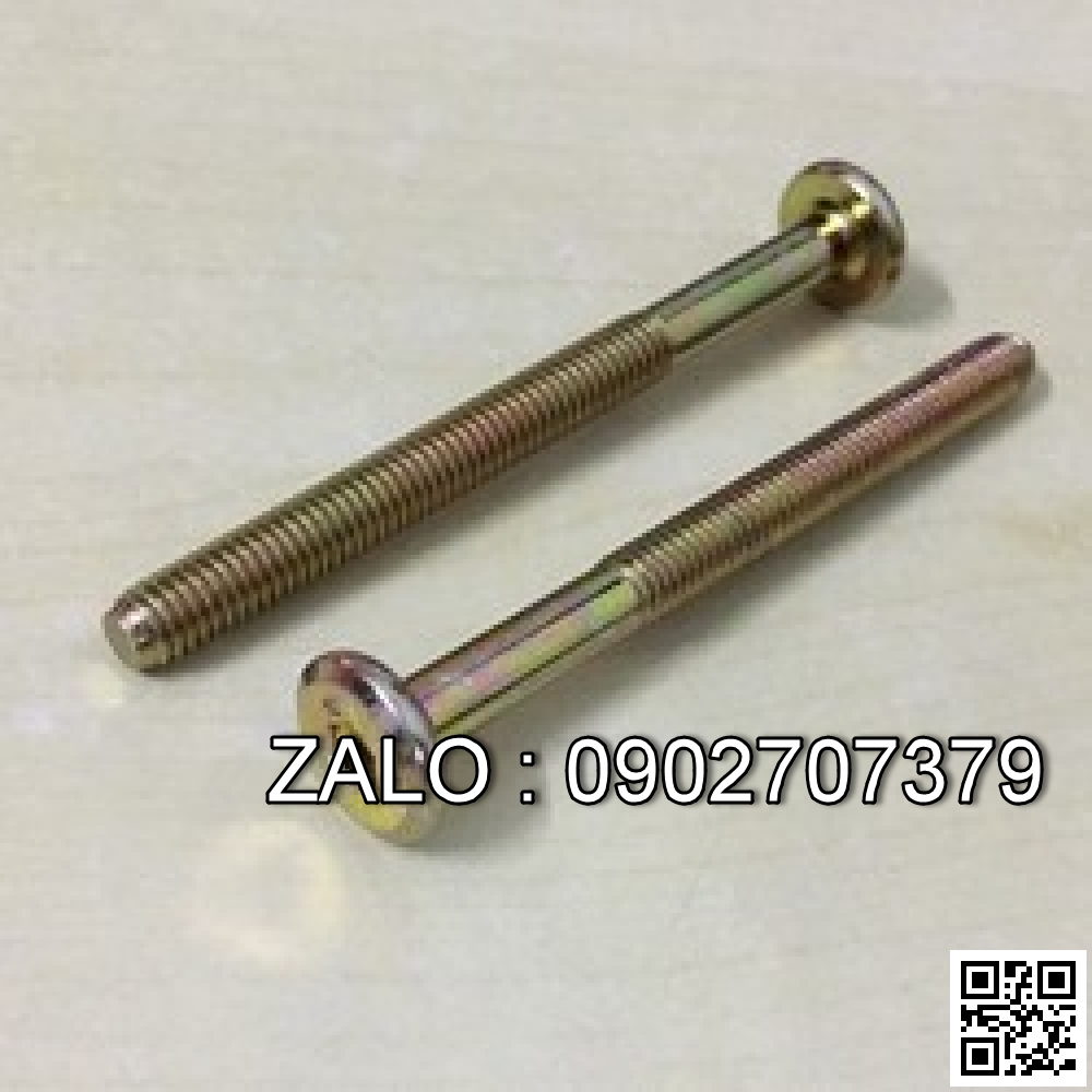 Bulong lục giác chìm đầu bằng ren lửng thép đen M1.2x6