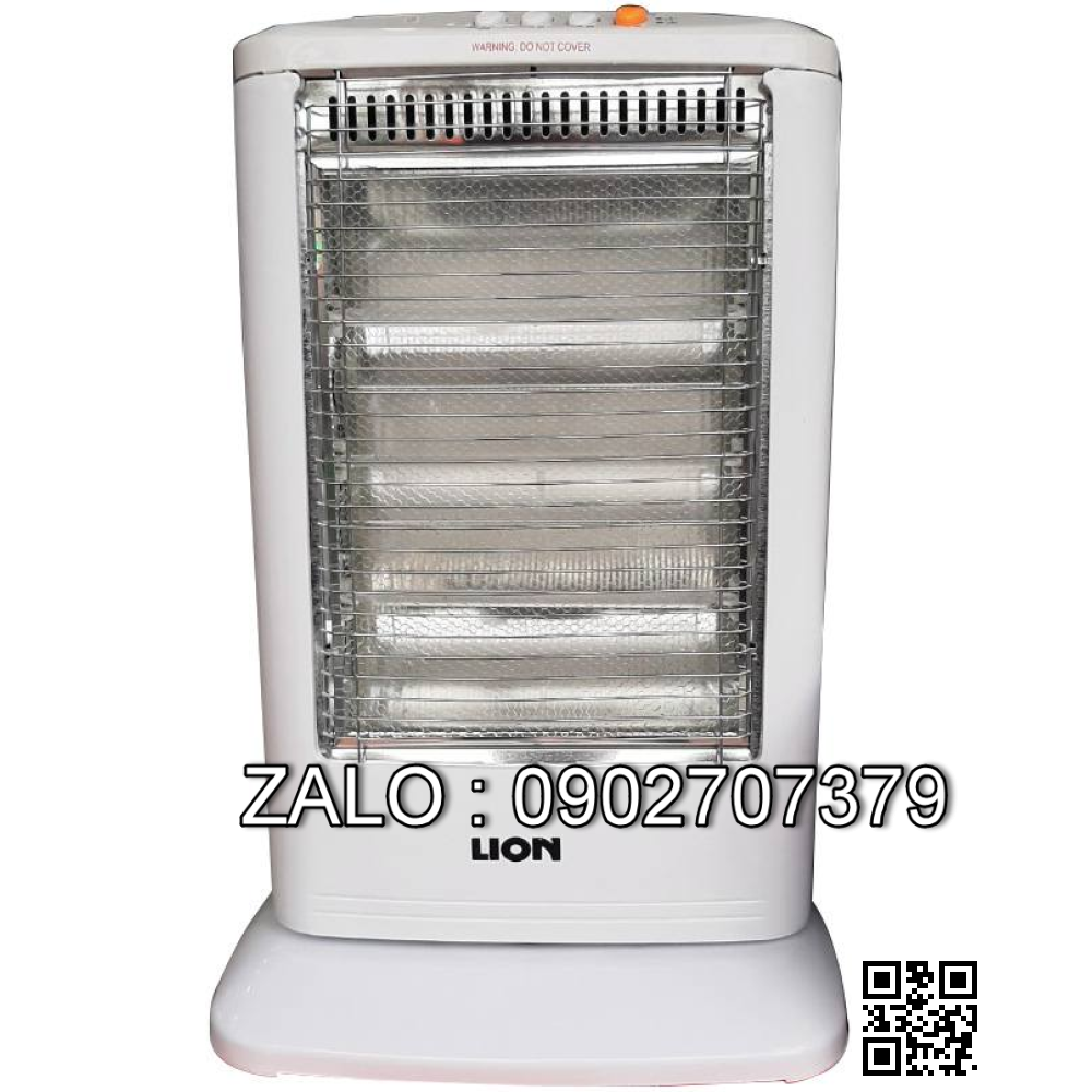 Quạt sưởi Halogen Lion Q10 3 bóng 1200w