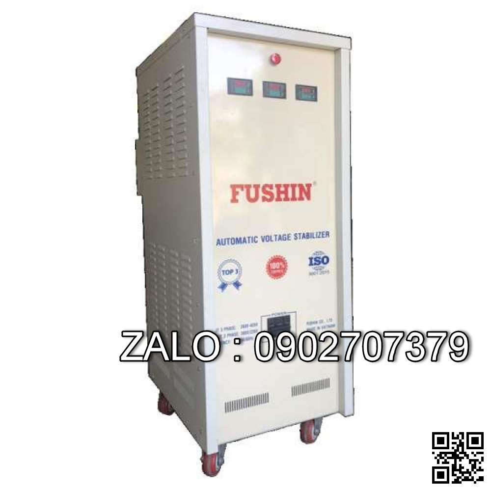 Ổn áp 1 pha 40KVA dải 130V-250V - Nhản hiệu : Fushin