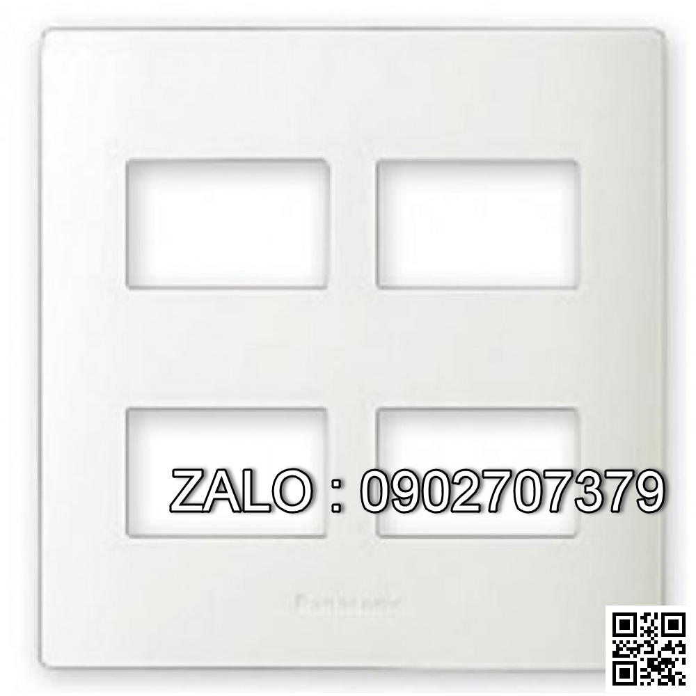 Mặt công tắc dùng cho 4 thiết bị Panasonic WEV68040MB