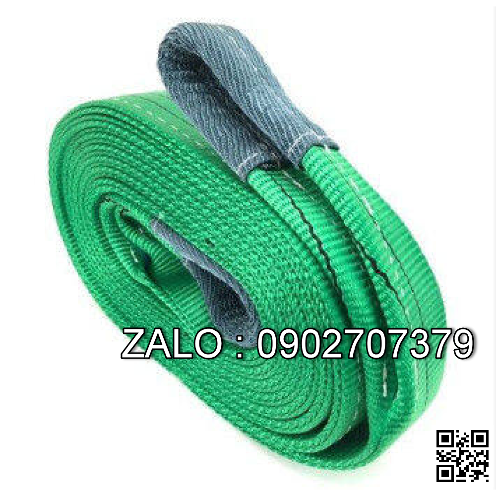 Dây cáp cẩu hàng, dây bẹ cẩu hàng 2 tấn 6m, bản rộng 5cm
