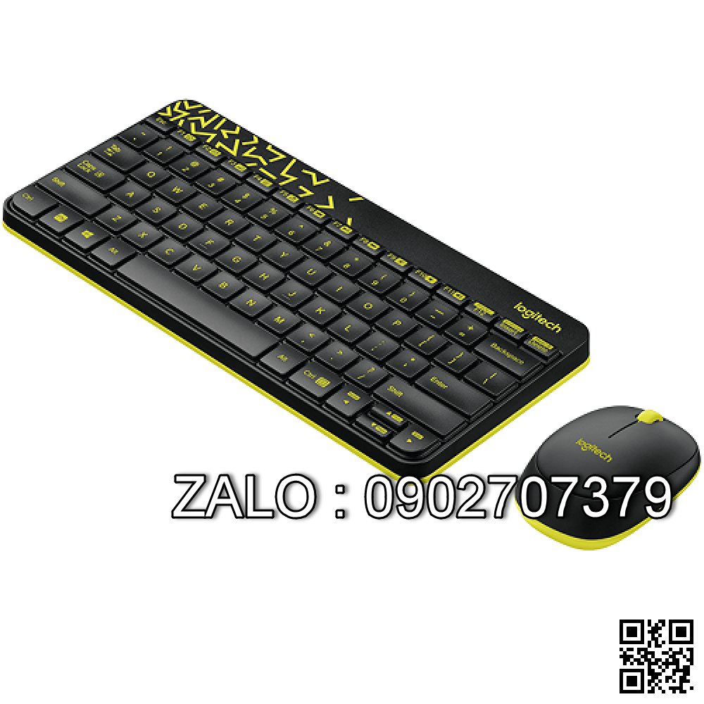 Combo Kb + Mouse Ko Dây Logitech MK240 Chính Hãng