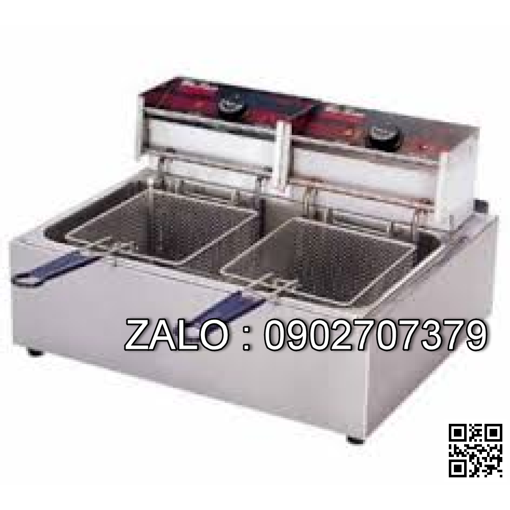 Bếp chiên nhúng 2 bồn 2 rổ Wailaan EF-89