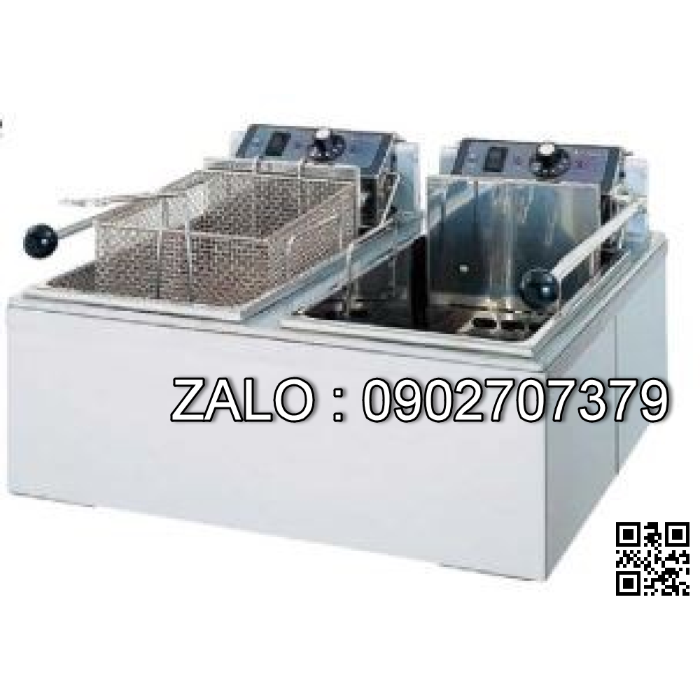 Bếp chiên nhúng điện đôi OKASU ITDZL-904M