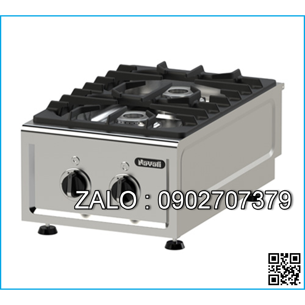 Bếp Âu 2 họng dùng gas để bàn Nayati NGOB 4-60 AM