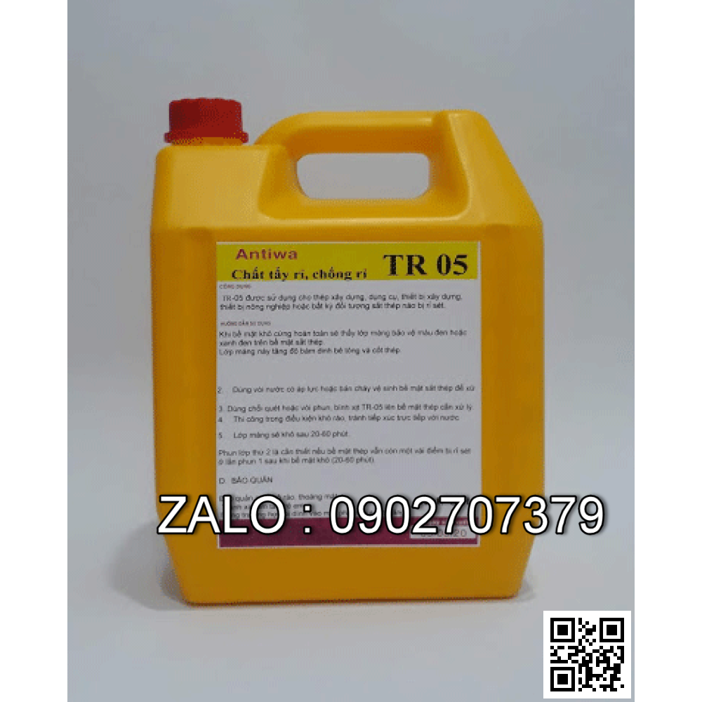 Chất tẩy rỉ, chống rỉ sắt thép Antiwa TR05