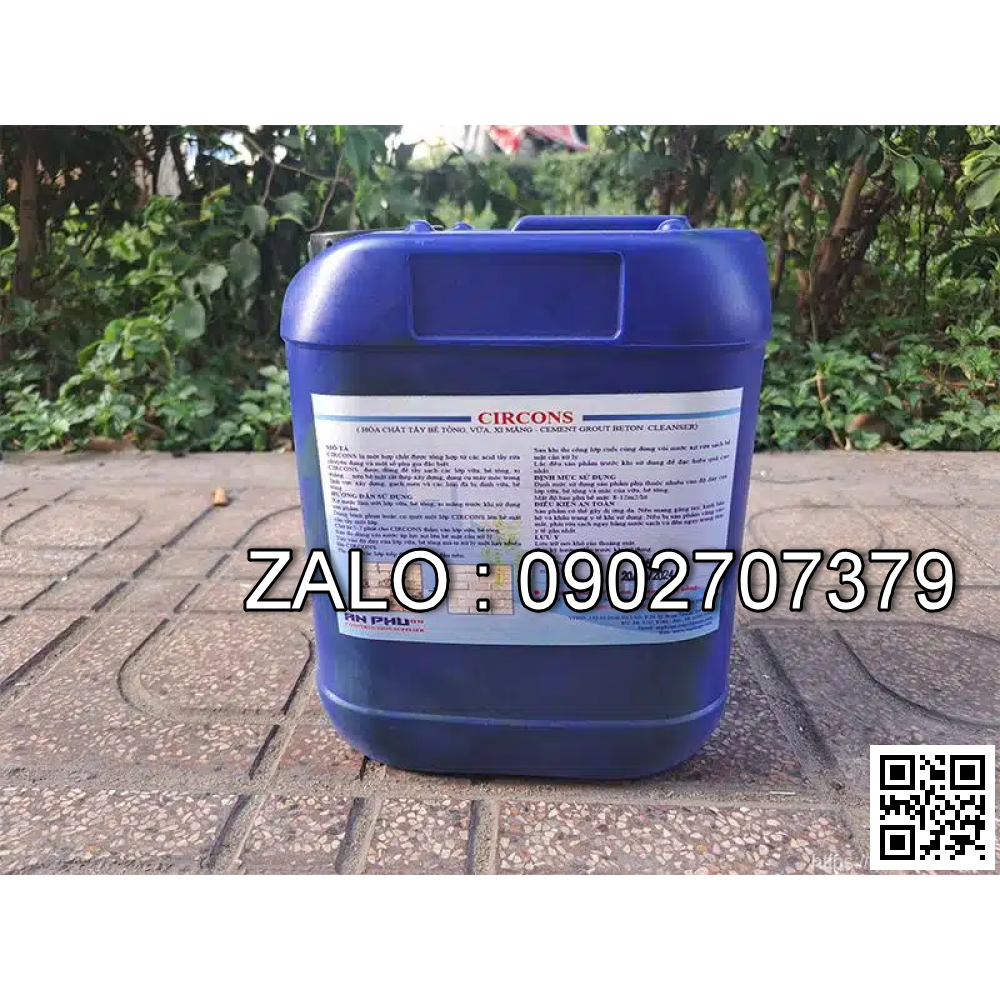 Chất tẩy rửa bê tông Circons - Tẩy nhẹ