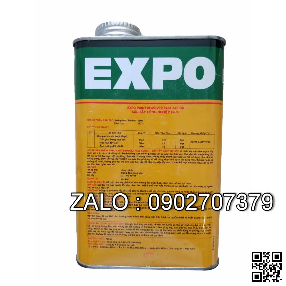 Chất tẩy sơn công nghiệp Expo dung tích 925 ml