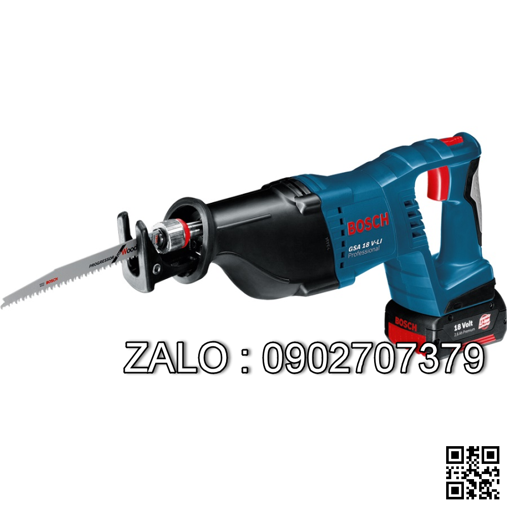 Máy cưa kiếm dùng pin Bosch 060164J00A GSA 18V-LI