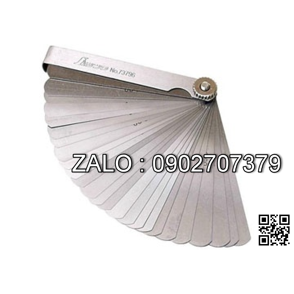 Bộ dưỡng đo chiều dày( căn lá) Shinwa 0.03-1mm (
0.01/0.05/0.1 ) 73797