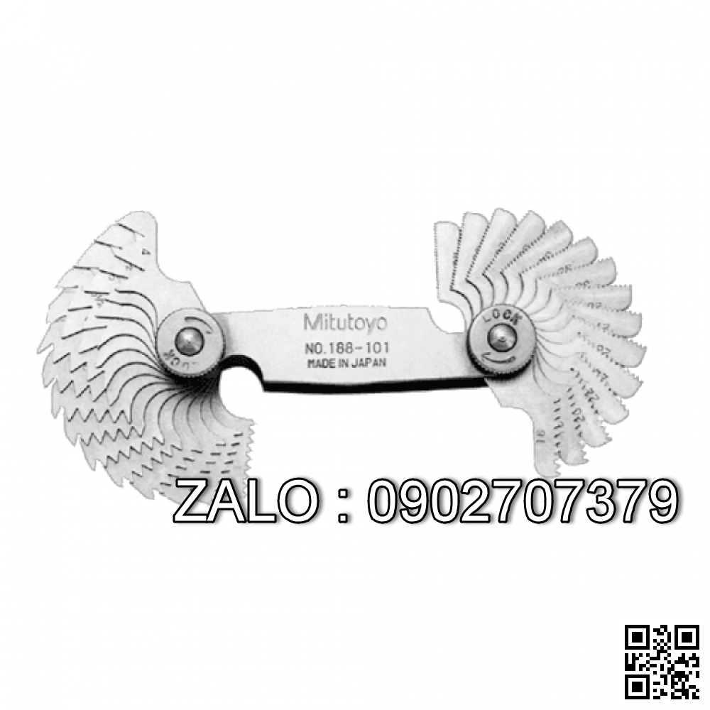 Bộ dưỡng đo ren Mitutoyo 0.4 – 7mm