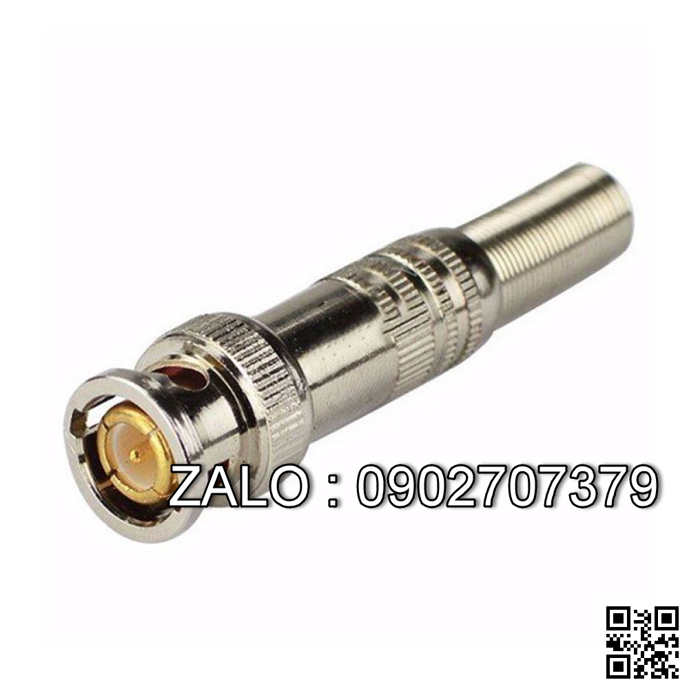 Đầu BNC Lò Xo Dùng Cho Cáp RG59 - RG6