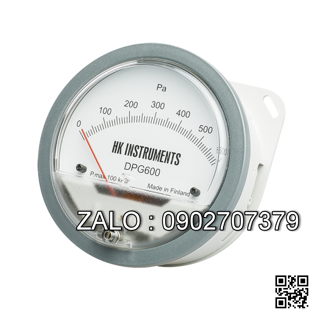 Đồng hồ đo chênh áp 0 - 600Pa