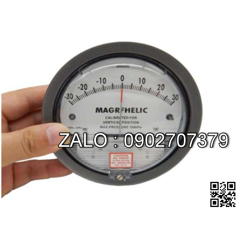 Đồng hồ đo chênh áp 0 - 30Pa
