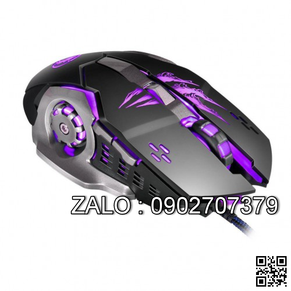 Mouse Apedra A8 Usb (Dây Dù, Led 7 Màu)