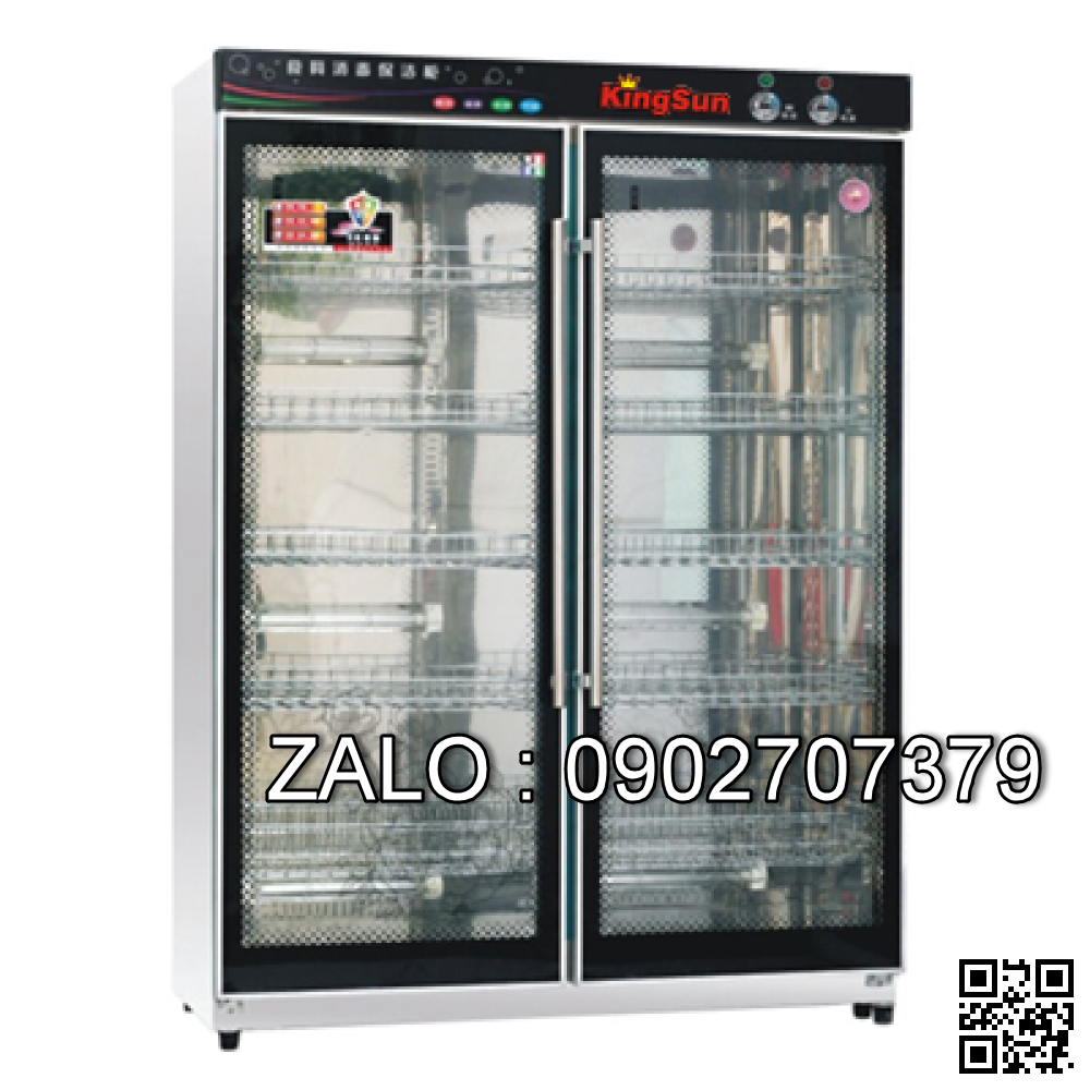 Tủ sấy chén bát 2 cánh kính sấy bằng thanh nhiệt OKASU KS-TSC2C