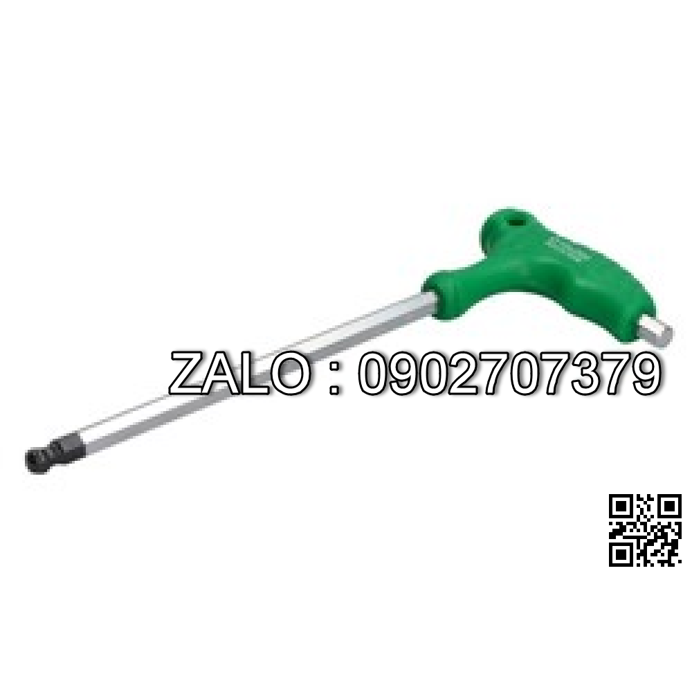 Chìa vặn lục giác bi TOPTUL 6mm cán bọc
nhựa(chữ T) Mạ crom AGCD0620
