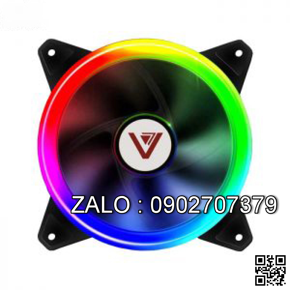 Fan Case V203B LED ARGB (Tự Chuyển Màu)