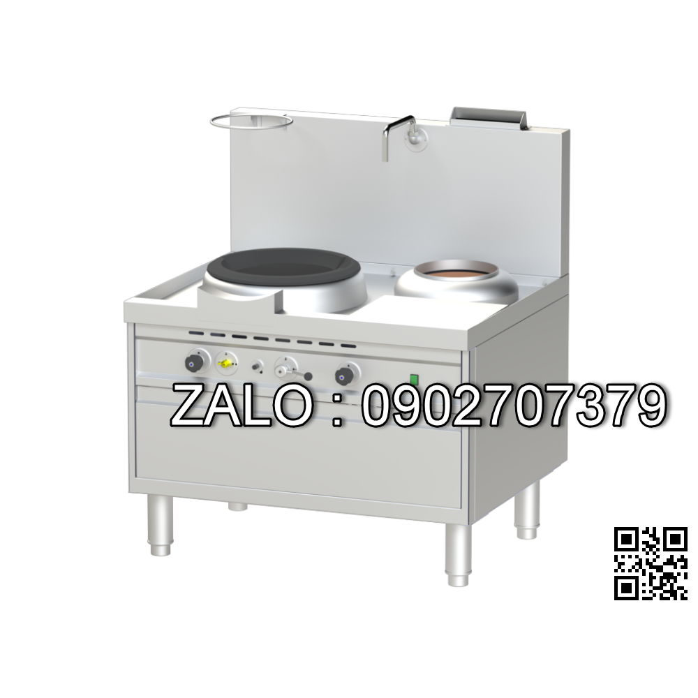 Bếp Á khè có quạt thổi dùng gas Nayati NGKB 11-90 CLN