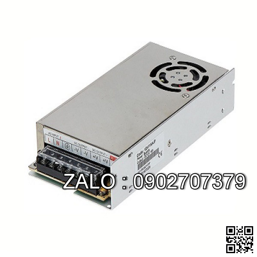 Nguồn 12V 30A Nhôm – Quạt