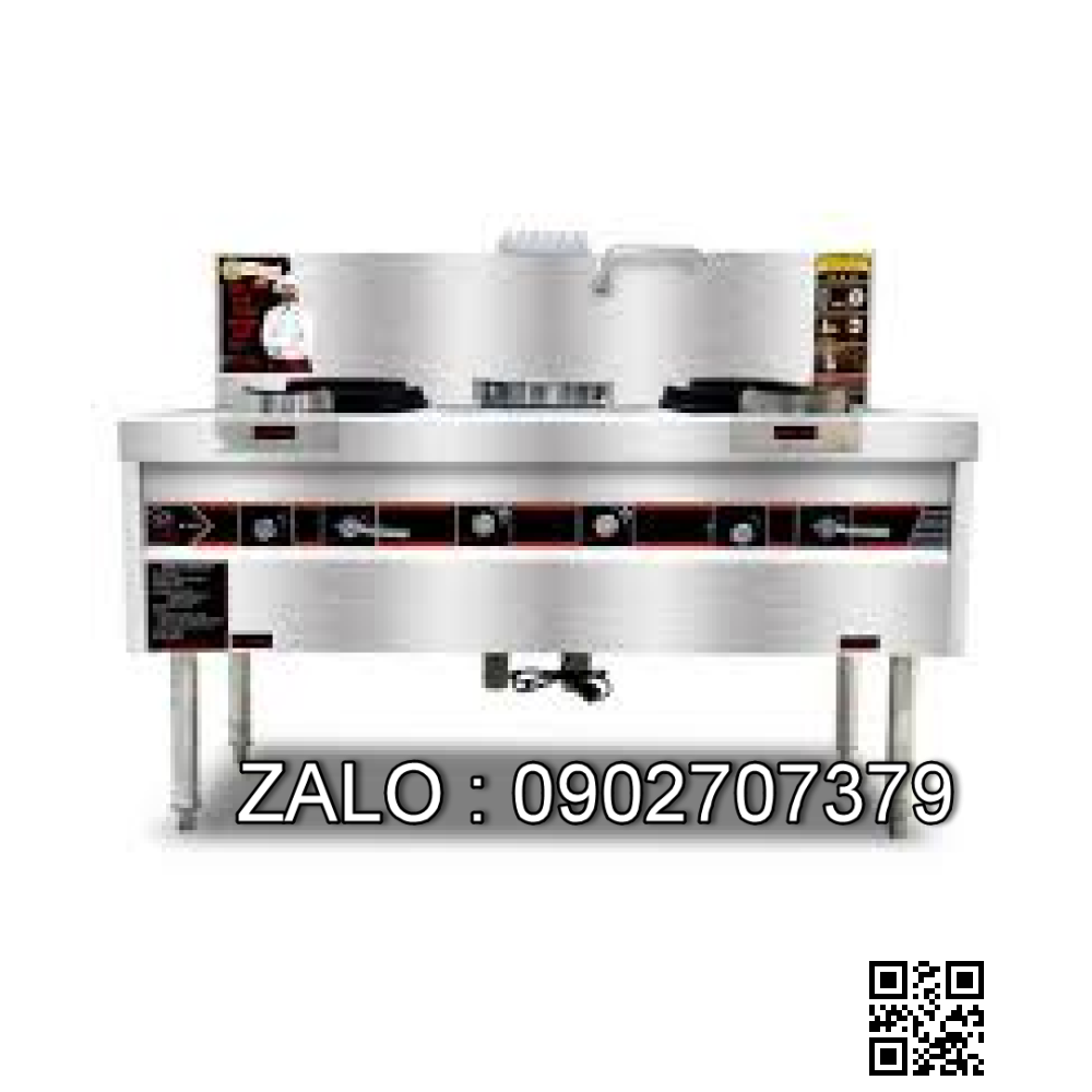 Bếp Á đôi họng đất 1800mm (có quạt thổi)