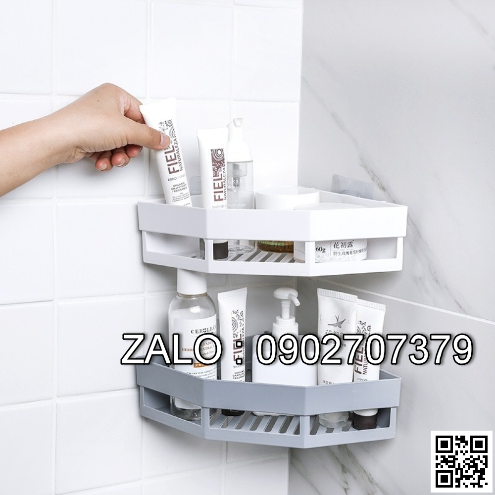Kệ tam giác dán góc tường để đồ tiện lợi (Kiện 100 cái)