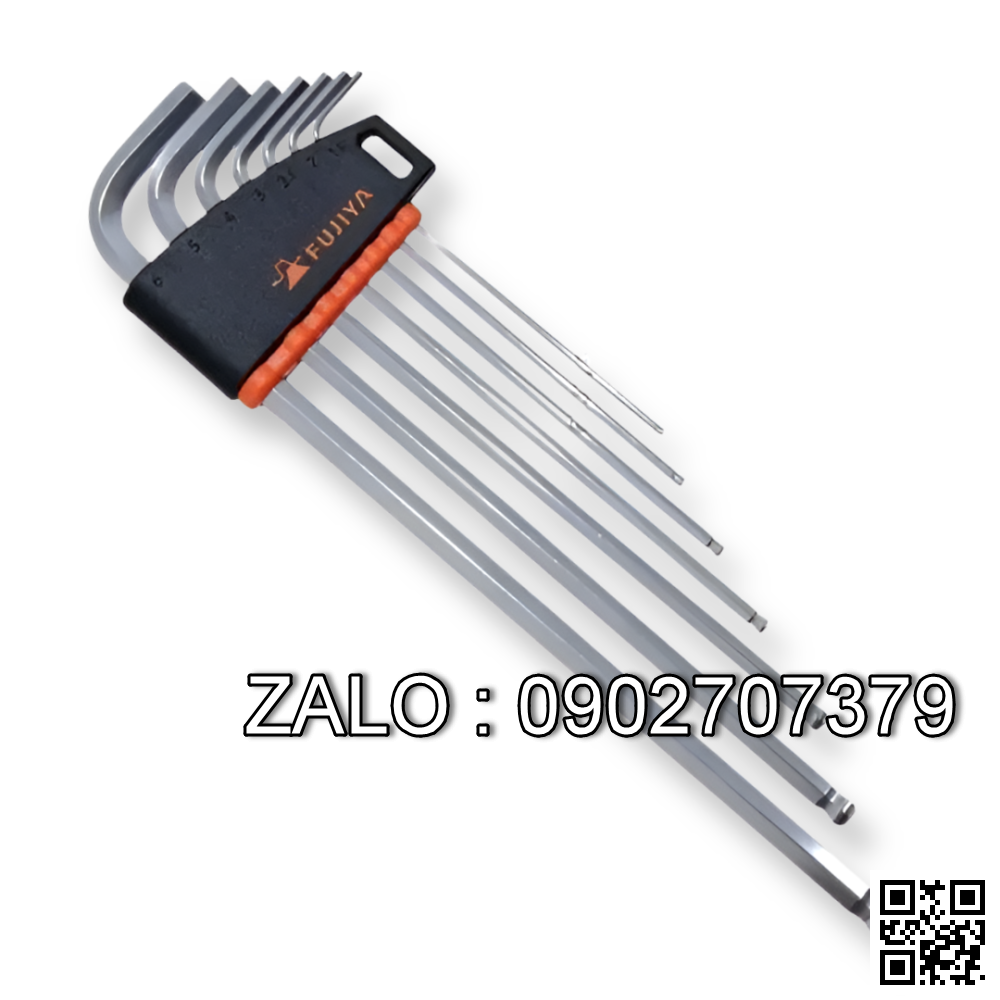 Bộ lục giác cán dài có đầu bi FUJIYA LB330-15