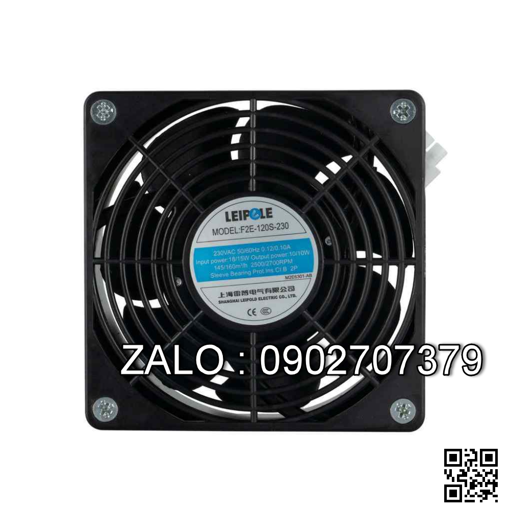 Quat 120*120*38mm,220V/50Hz Quat 120*120*38mm,220V/50Hz,model :F2E-120S/B,NSX:LEIPOLE