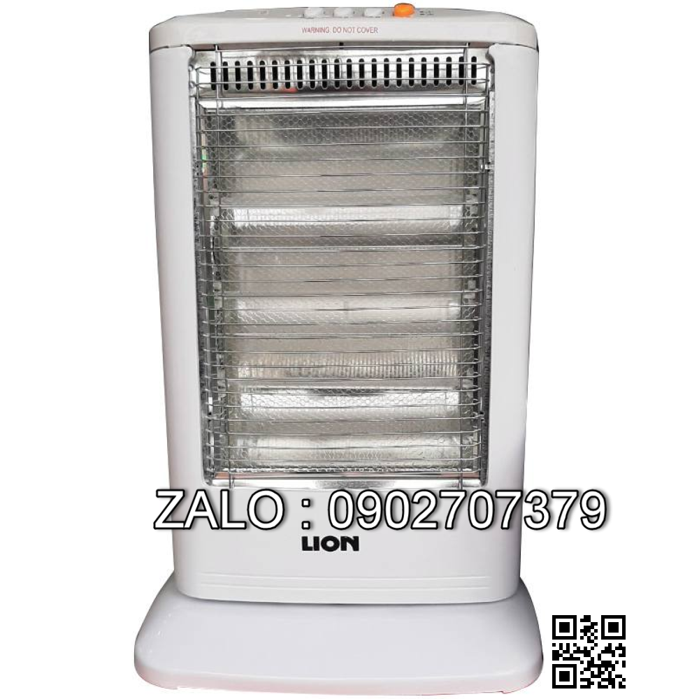 Quạt sưởi Halogen Lion Q10 3 bóng 1200w