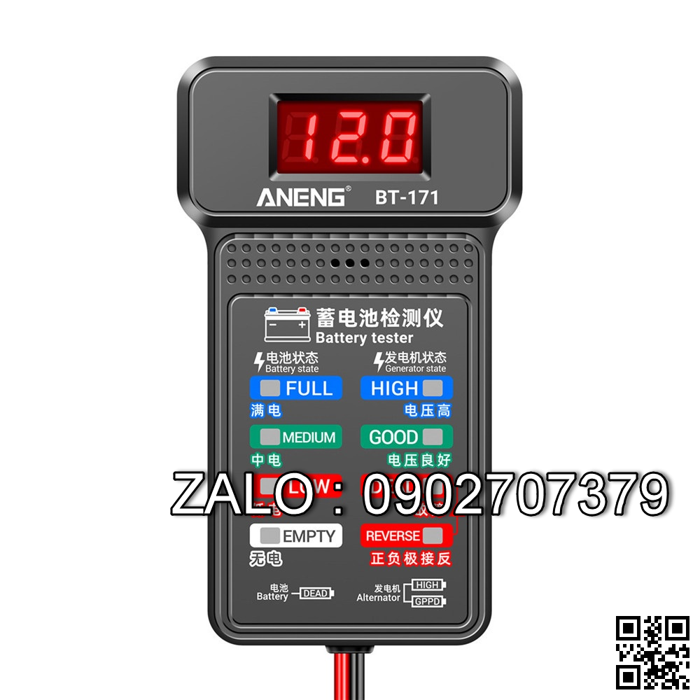 Thiết bị kiểm tra ắc quy và hệ thống sạc ZIQQUCU