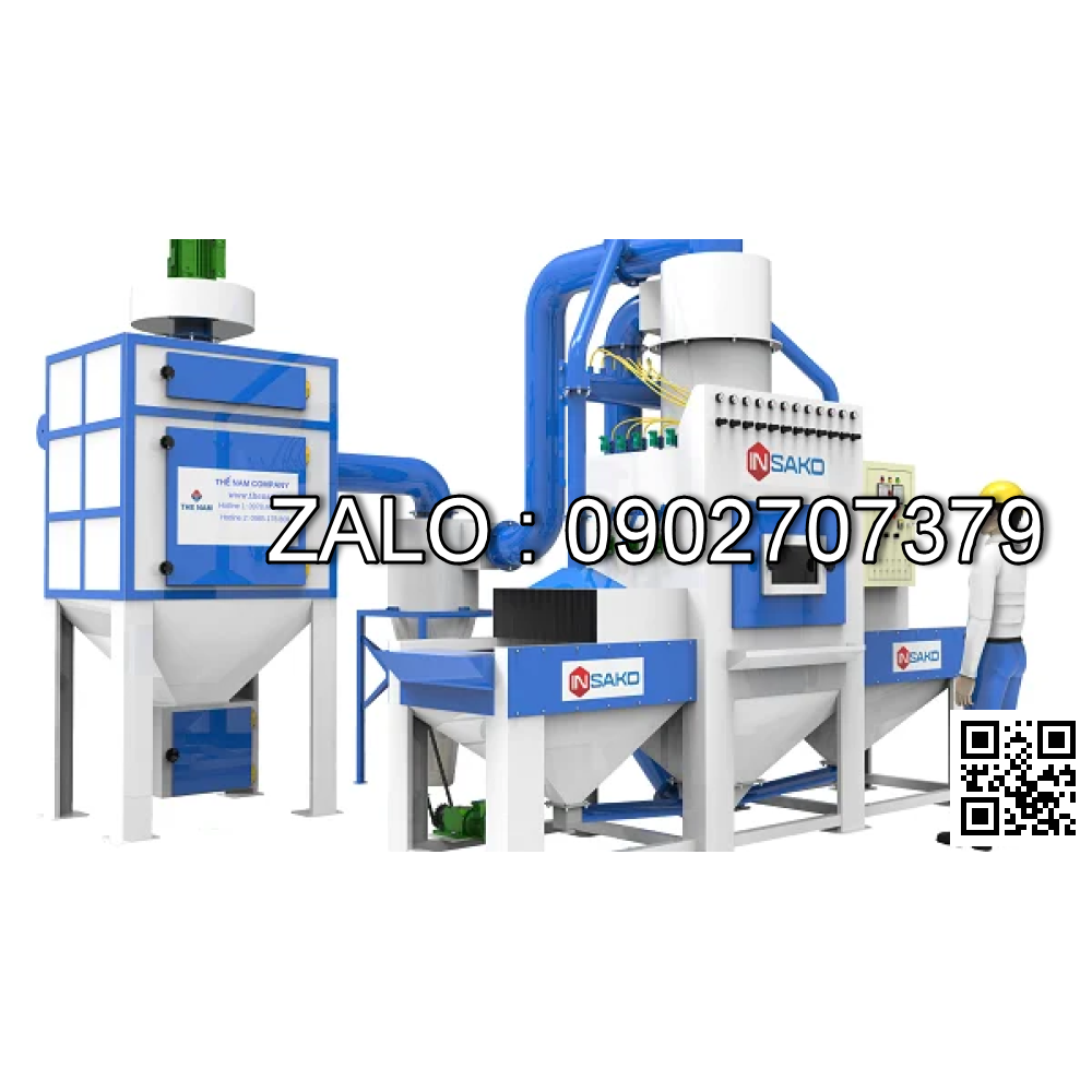 Thiết bị phun làm sạch và phun sơn tự động Q698