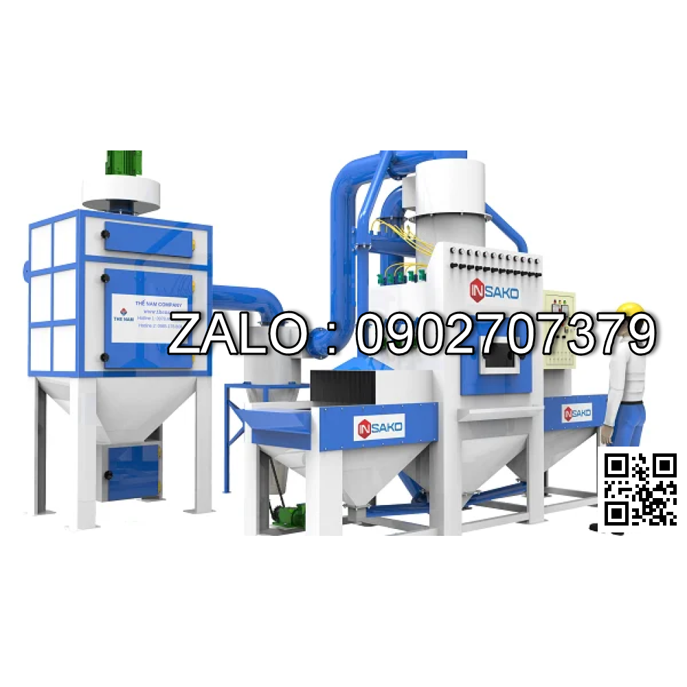 Thiết bị phun làm sạch và phun sơn tự động Q6915