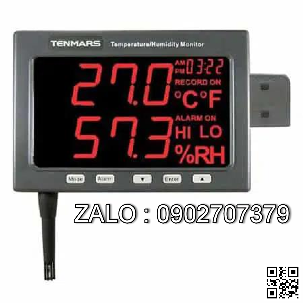 Thiết bị đo nhiệt độ/độ ẩm Tenmars TM-185D