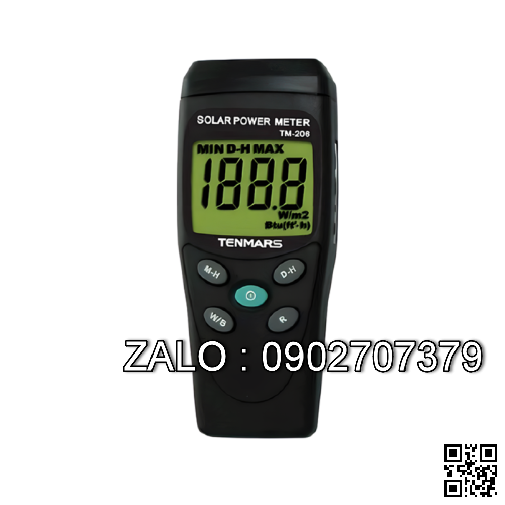 Thiết bị đo bức xạ mặt trời Tenmars TM-206 (2000 W/m2)