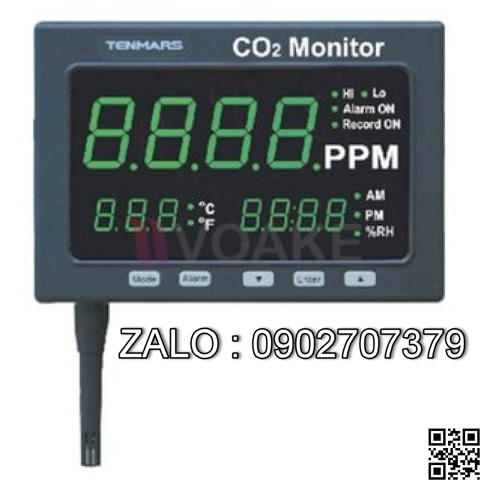 Thiết bị đo CO2/nhiệt độ Tenmars TM-186