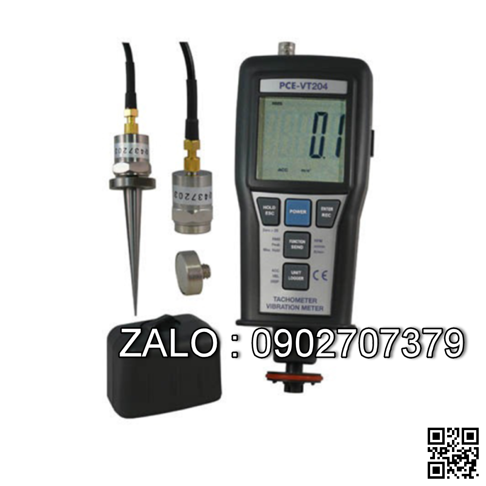 Thiết bị đo tốc độ vòng quay PCE-VT204
