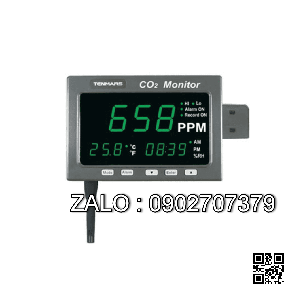 Thiết bị đo CO2/nhiệt độ/độ ẩm Tenmars TM-187D