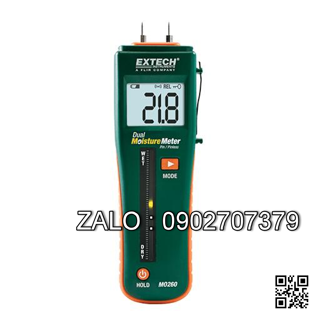Thiết bị đo độ ẩm gỗ, vật liệu EXTECH MO260-RK