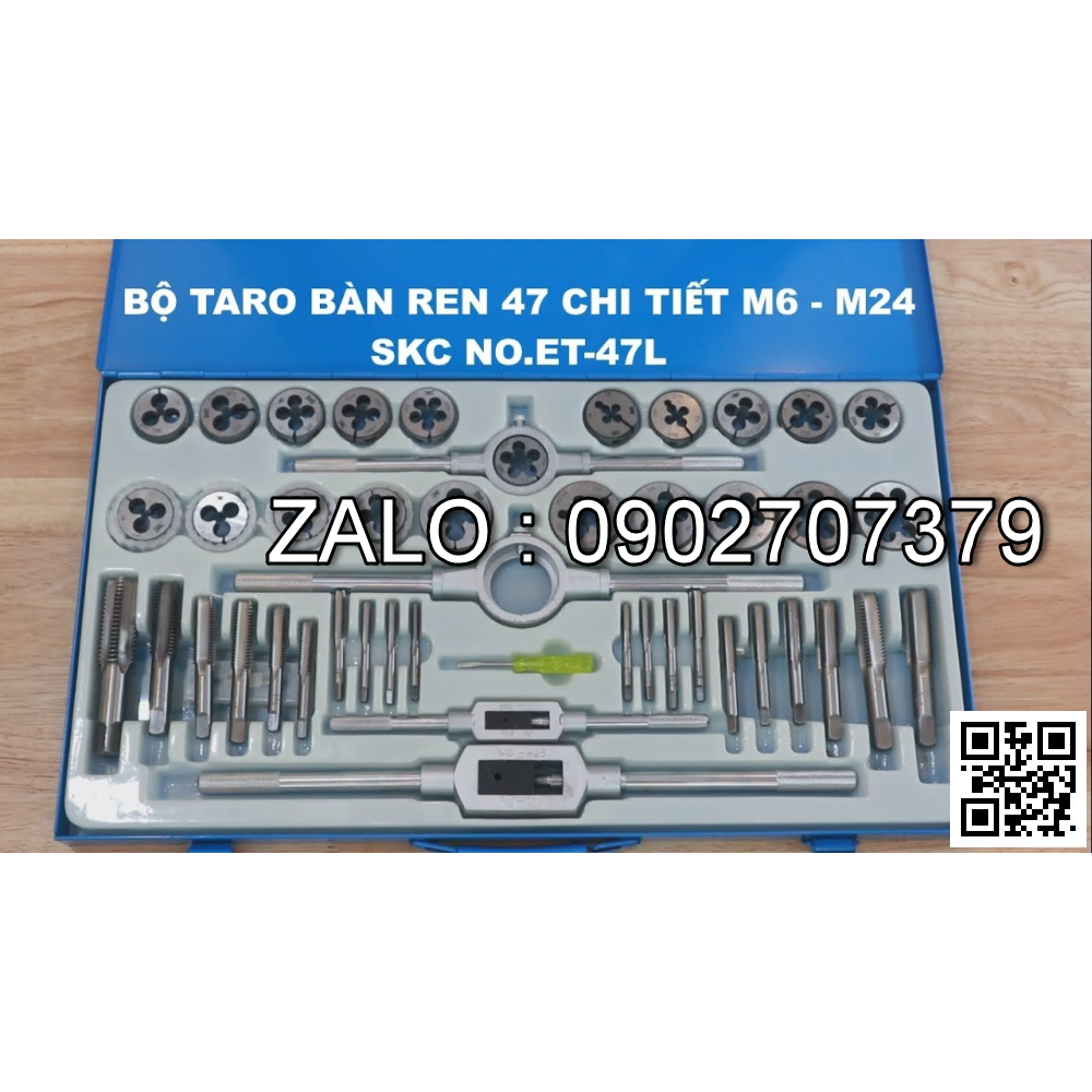 Bộ Taro Bàn Ren 47 Chi Tiết SKC NO.ET-47L