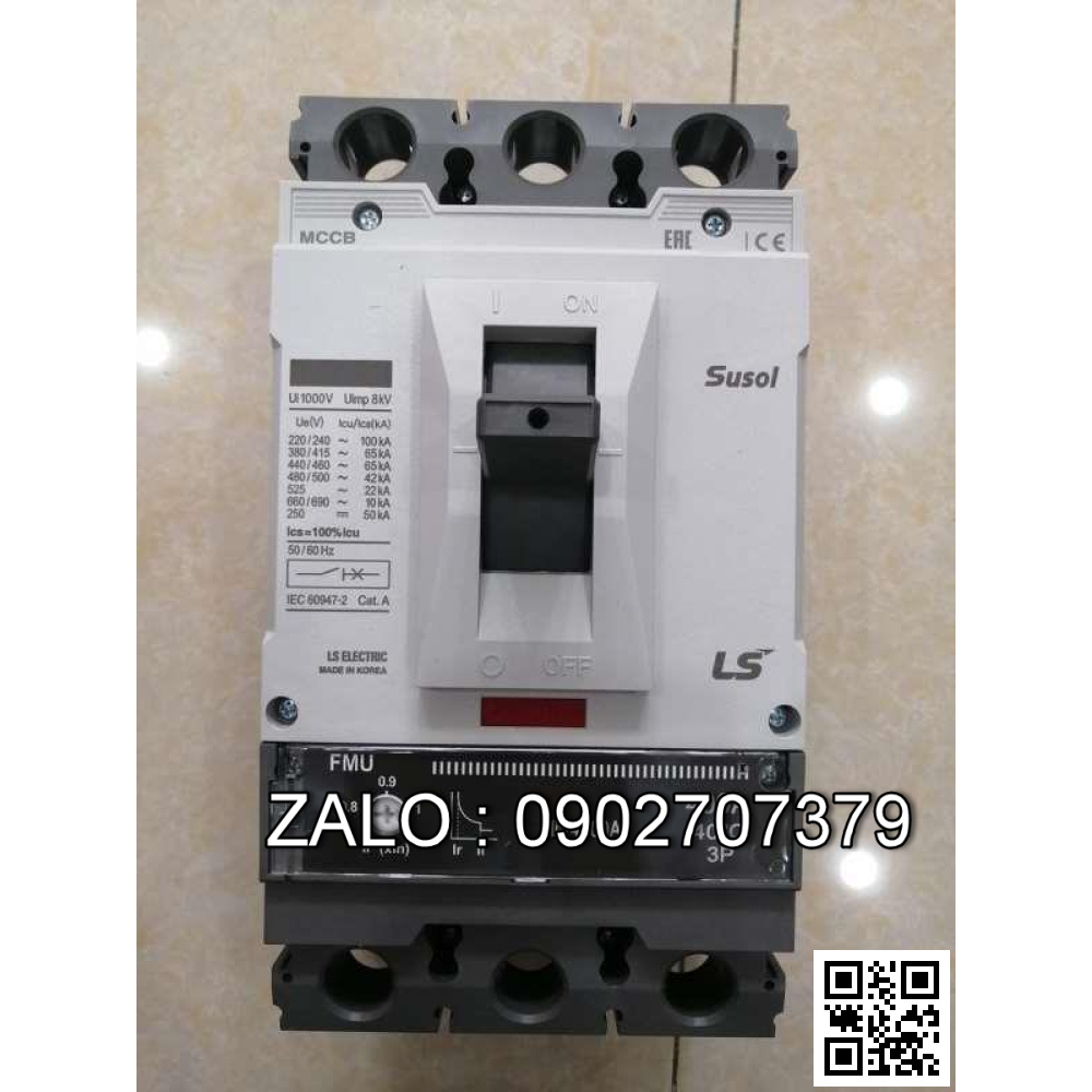 Aptomat MCCB CS2A3 75A Icu 14kA @380V