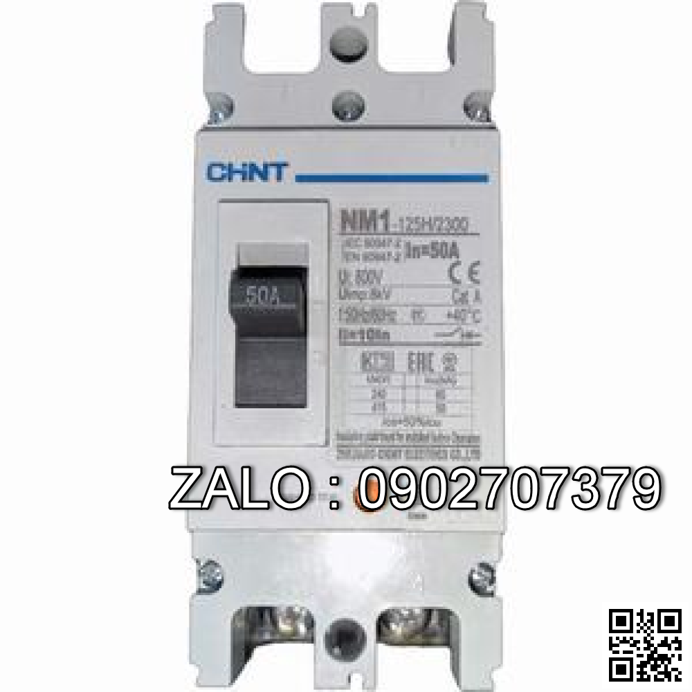 Aptomat MCCB Chint NM1-125H-2P 30A (50kA)