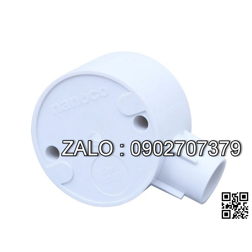 Hộp nối tròn 1 ngã Nanoco NPA65201