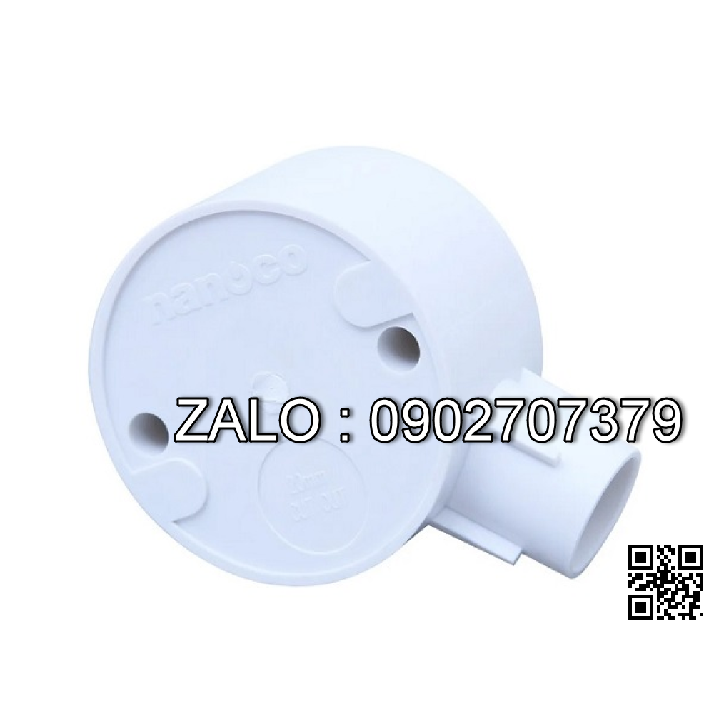 Hộp nối tròn 1 ngã Nanoco NPA65321